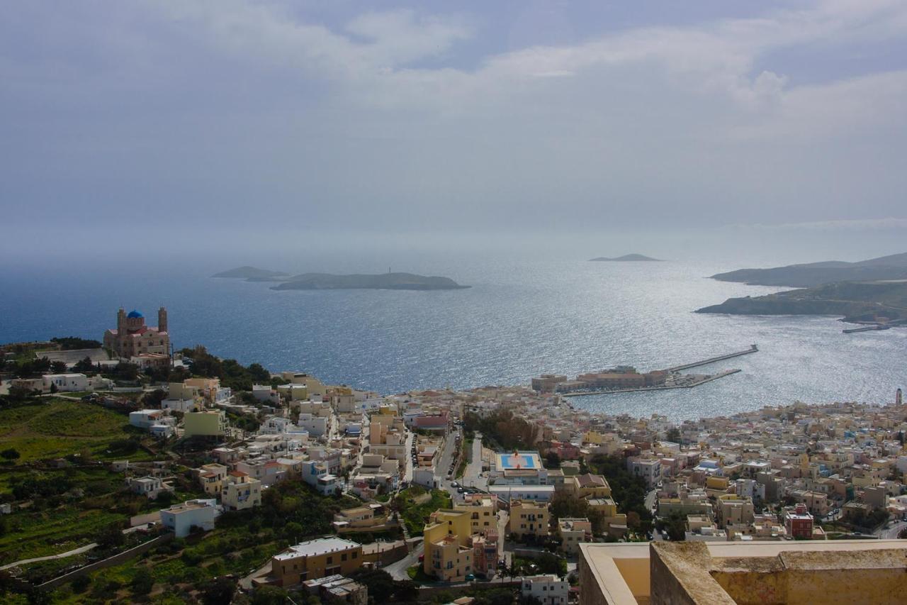 Mother'S House In Syros Aegean Sea Posidhonia  ภายนอก รูปภาพ