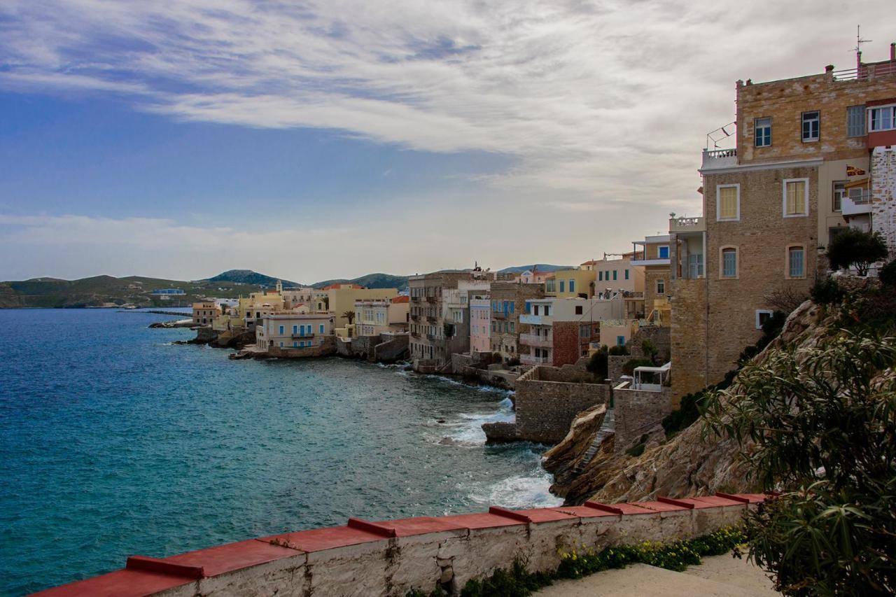 Mother'S House In Syros Aegean Sea Posidhonia  ภายนอก รูปภาพ